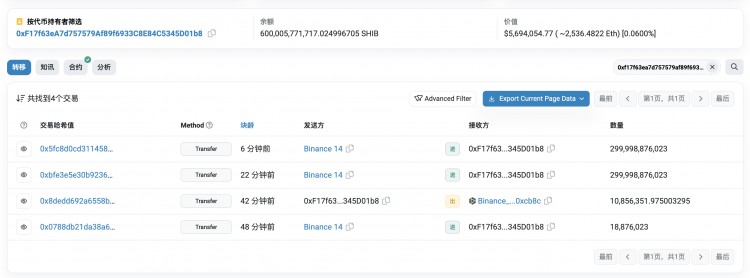 10 天通過 2 個地址從 Binance 提出 8500
