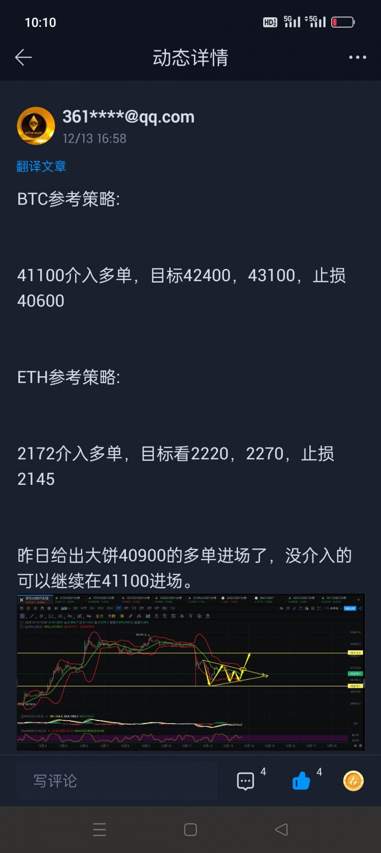 [361****@qq.com]BTC ETH多單雙雙止盈,比特幣拿下2000點(diǎn),以太近10