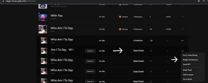 $MUSIC如何將 Gala 鏈橋接到 V3 ETH NFT 的分步過(guò)程