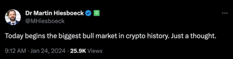Uphold 的頂尖研究員宣布主要加密貨幣牛市的開(kāi)始