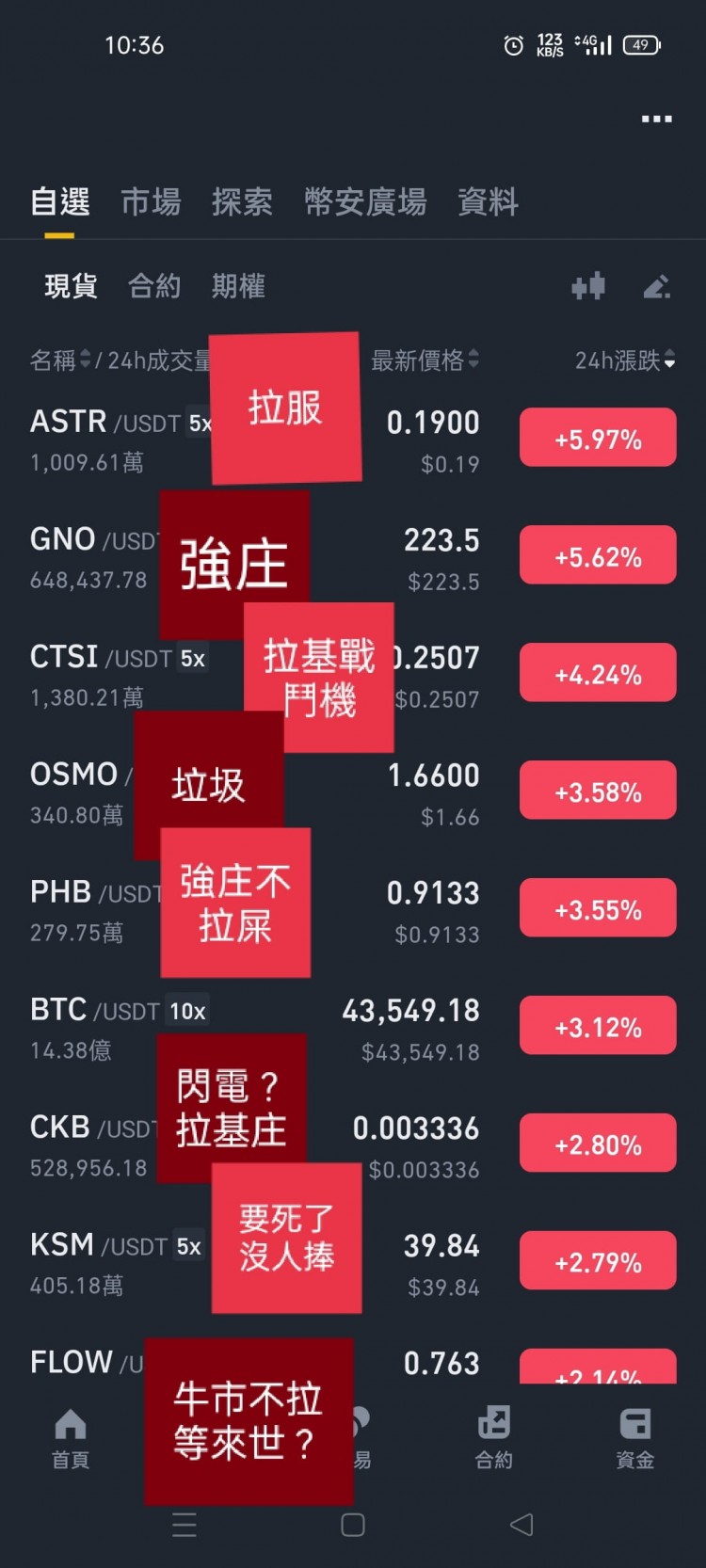 山寨現(xiàn)貨表演-新韭菜登場