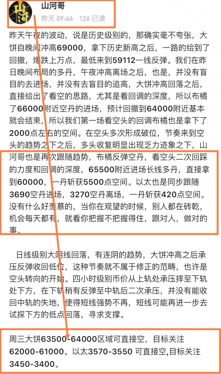 [山河論幣]山河哥論幣：周四以太坊操作建議及分析策略