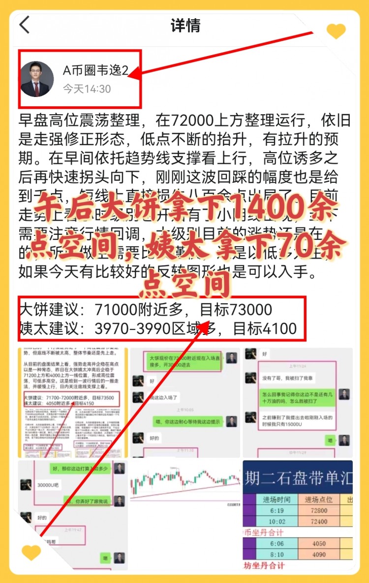 [韋逸說幣]以太則在上午不斷下破一個底線支持