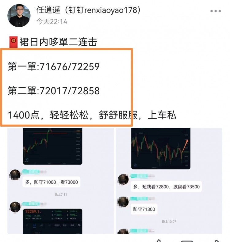 [任逍遙]日內(nèi)小結(jié)，大餅合計6000點，姨太90點