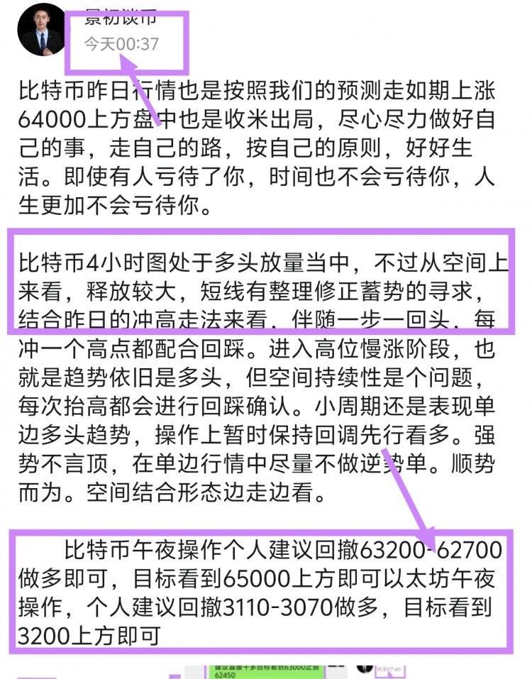 [景初談幣]心境定位，平靜心情，拓展心靈，一笑了之，不耿耿于懷。4小時(shí)圖中軌震蕩上揚(yáng)，維穩(wěn)中。
