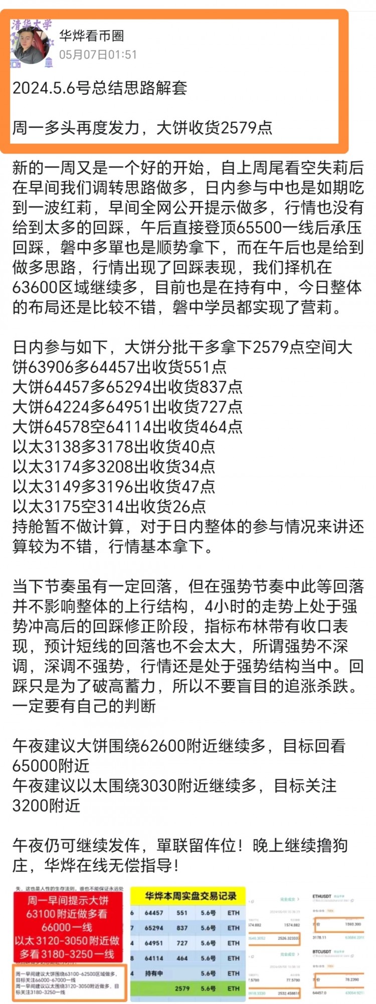 [華燁看幣圈-]2024.5.11號(hào)，周評(píng)思路及后市看法