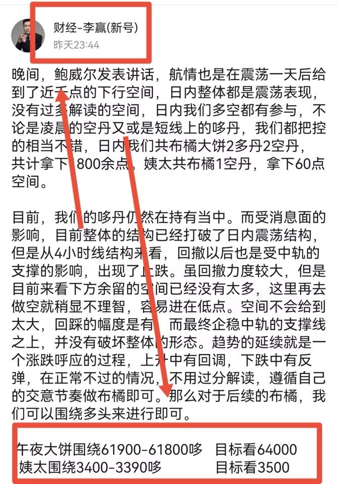 [財(cái)經(jīng)老李]財(cái)經(jīng)老李：7.3日午間比特幣以太坊操作與分析