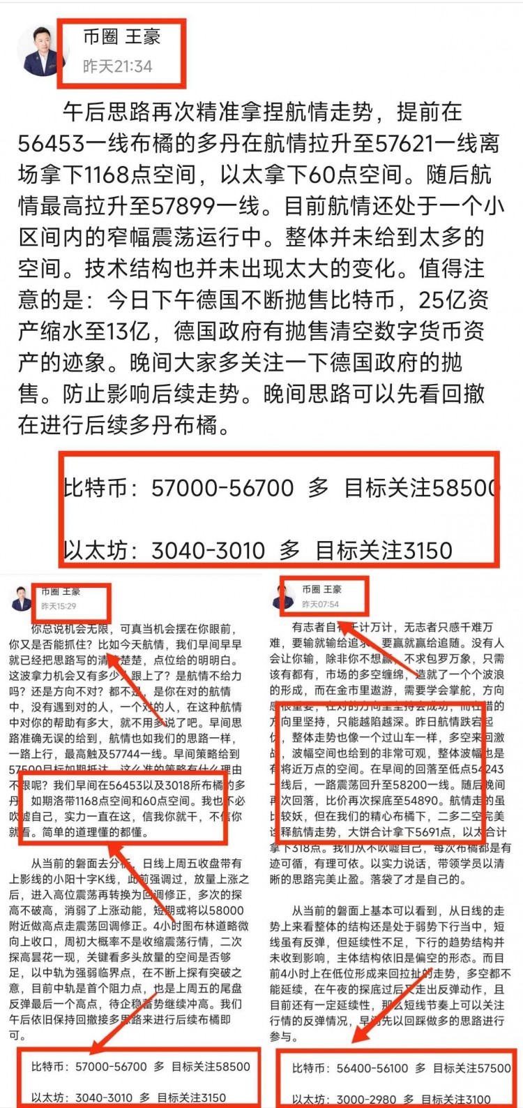 [幣圈王豪]日內操作思路以及策略分析給到