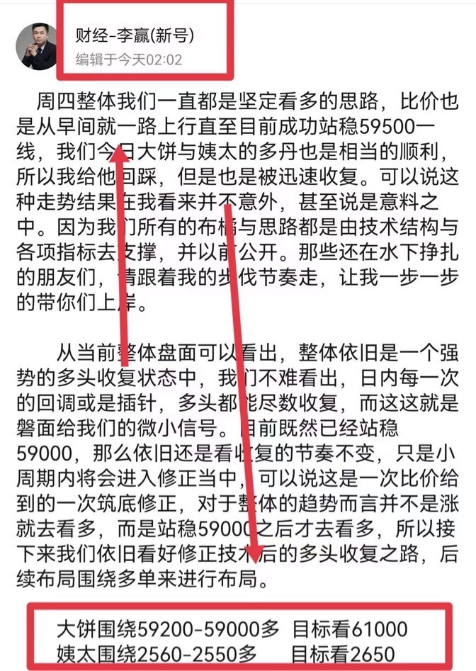 [財經(jīng)老李]財經(jīng)老李：8.9日午間比特幣以太坊操作與分析
